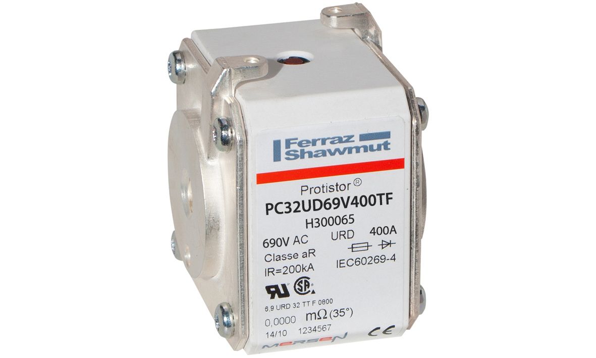 H300065 - PROTISTOR® SB aR, metric threaded holes, TTF, sz.32, 690VAC IEC, 400A